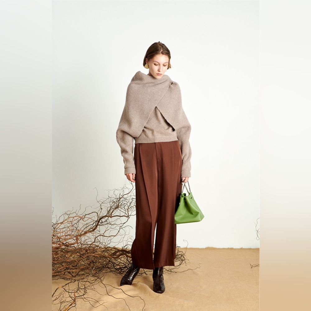 Japanese brand - FRAY I.D brown trousers